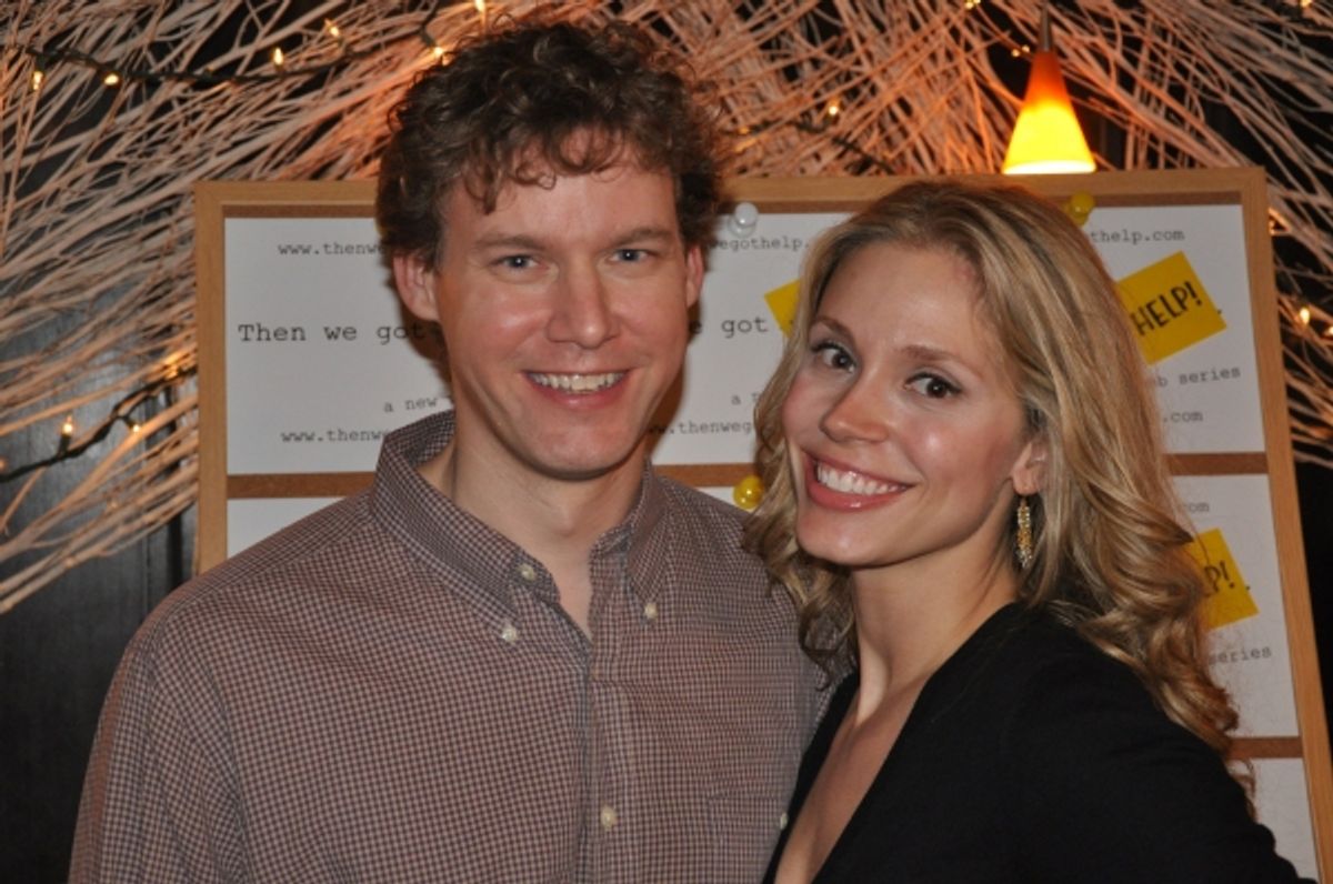 Kevin Earley (Kenny) and Jessica Rush (Jenny) at Then We Got Help Web Series Launch Party